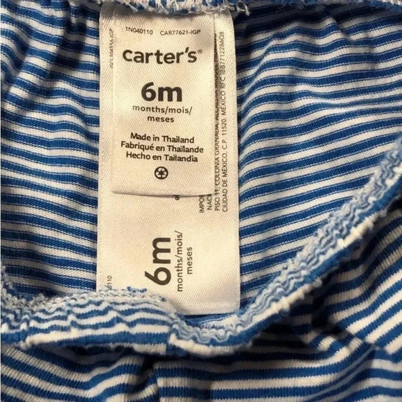 4/$20 Carter’s  Blue Bloomer Shorts - 6M - Picture 5 of 5